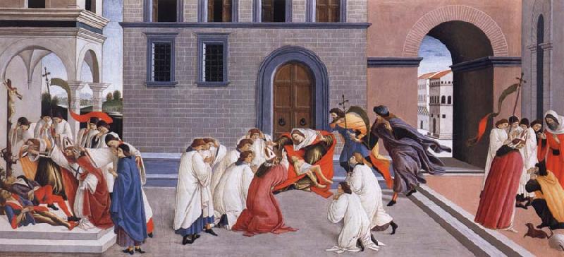 Sandro Botticelli Miracles of Saint Zenobius